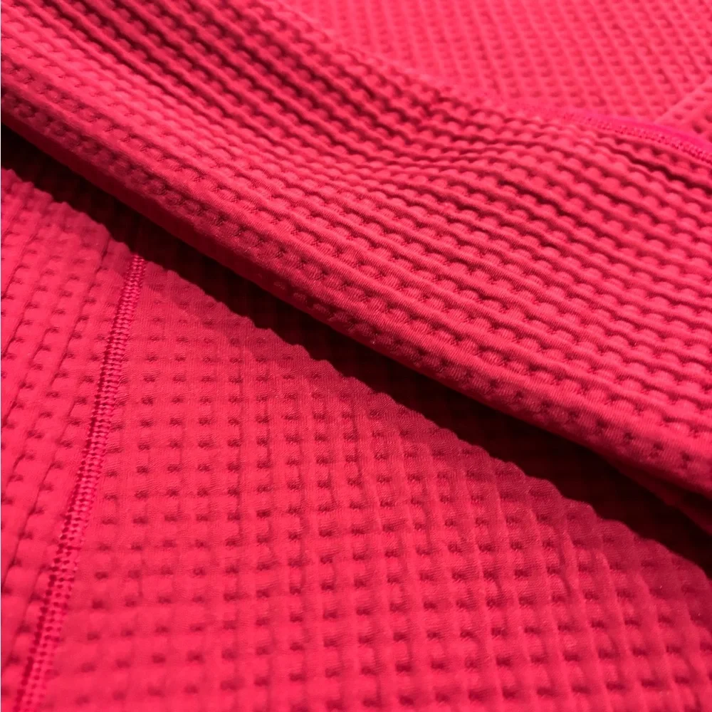 Lululemon Waffle-Knit Half-Zip Long-Sleeve Shirt Size 6 Like New Cozy Pullover - Picture 10 of 12